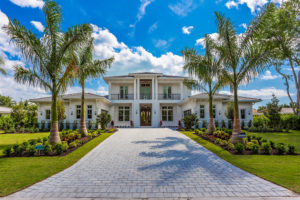2-story coastal house plan created by South Florida Design located in Estero, Florida