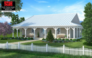 Olde Florida 1-Story House Plan
