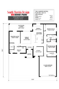 Black and white floor plan sketch of a 1641sf house plan