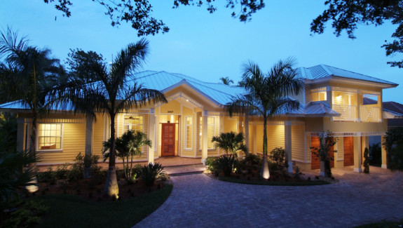 Olde Florida Style House Plan/Front Elevation Photo