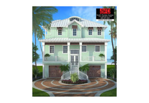 Beach Style 3-Story Home Design