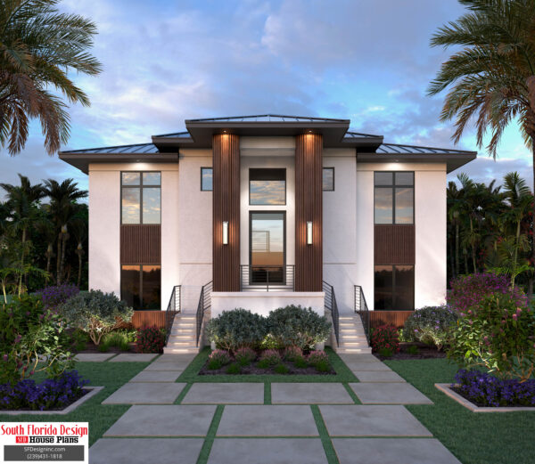 South Florida Design Lighthouse Point House Plan - South Florida Design