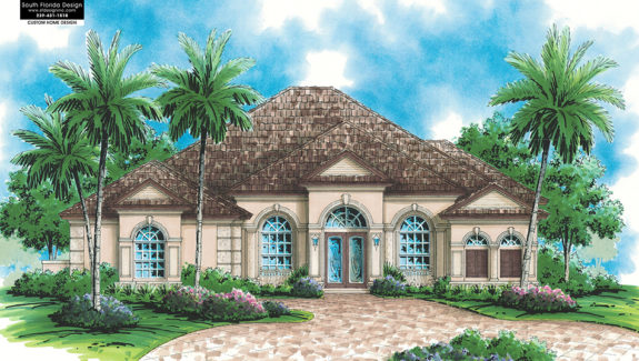 Florida Great Room House Plan