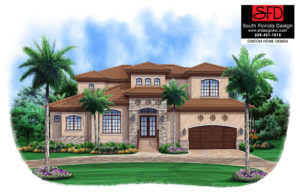 Tuscany Inspired 2-Story Home Design