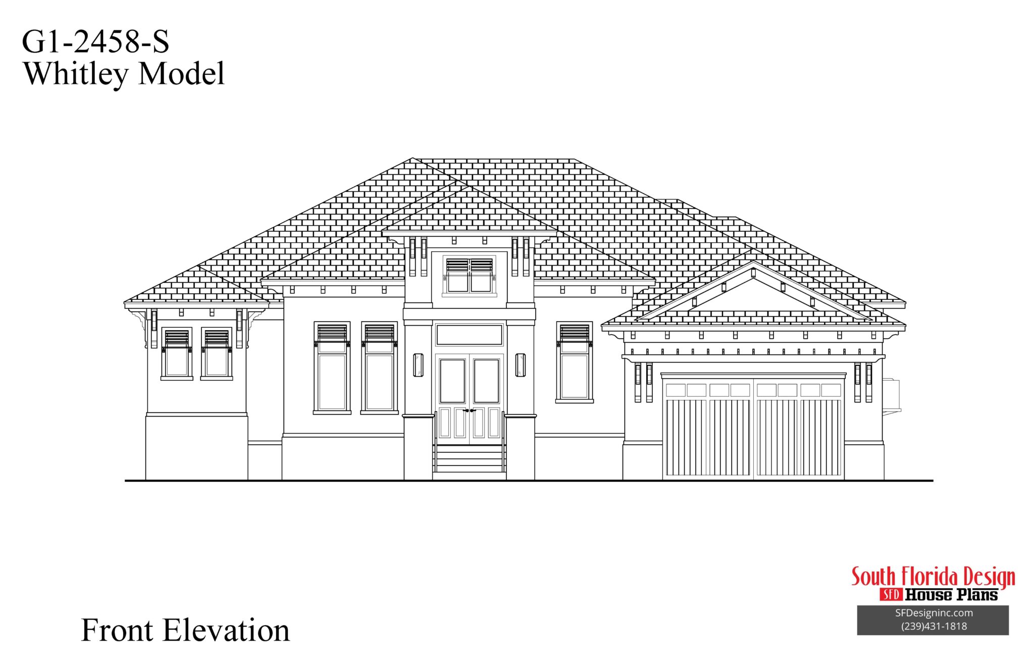 South Florida Design Whitley House Plan South Florida Design